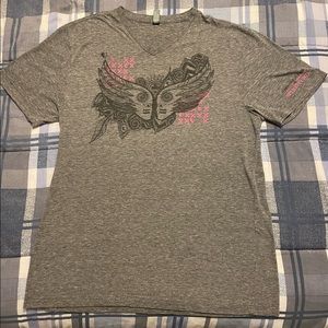 Warriors in Pink for the Pink Fund V Neck Tee